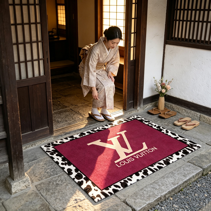 ルイヴィトン 豹柄 絨毯