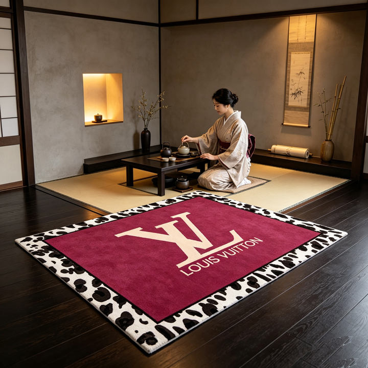 ルイヴィトン オパード柄 カーペット
