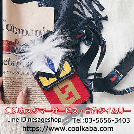 ネックストラップ付き FENDI アイホン7/7plus 保護ケース