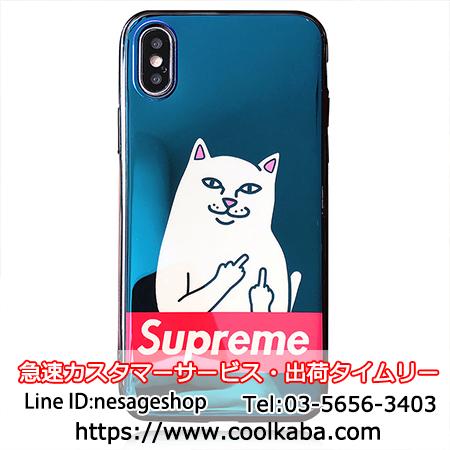 iphone X/8plus カバー SUPREME RIPNDIP