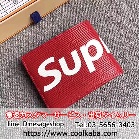 supreme louisvuitton コラボ財布