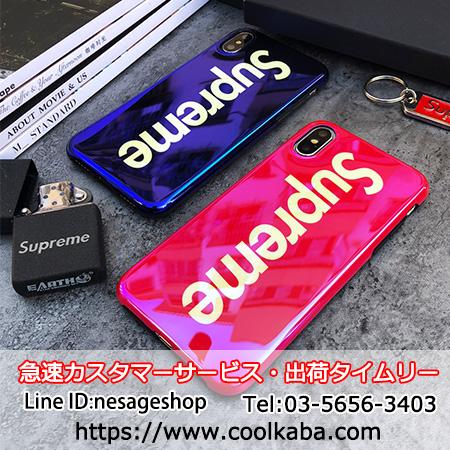シュプリームiphonexケース ブルーレイ Supreme Iphonexs Iphone8