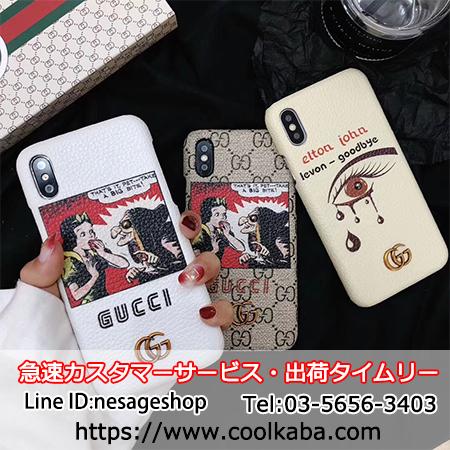 iPhone X/テン グッチケース 白雪姫