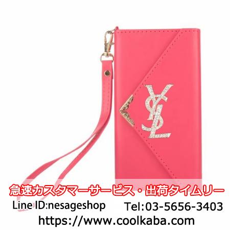 Galaxy S9/s9plusケース YSL セレブ風