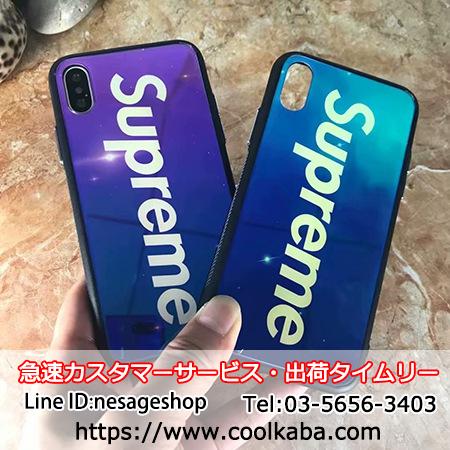 シュプリームiphoneX 夜光ケース