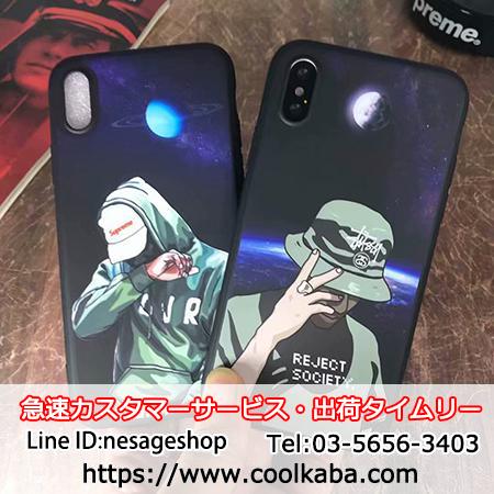 Suprene Stussy アイフォン X Xsケース 夜光 ステューシー Iphone 8 9カバー 個性的のブランド