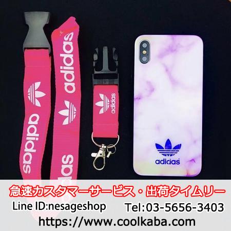 アディダス Iphonexs X Xrケース 大理石柄 背面ガラス Adidas Iphone Xs Maxカバー オシャレ感 運動ブランド