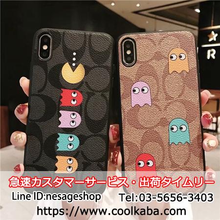 コーチ iphone xr/xs maxケース 可愛いキャラクター付き iphone x/xs ...