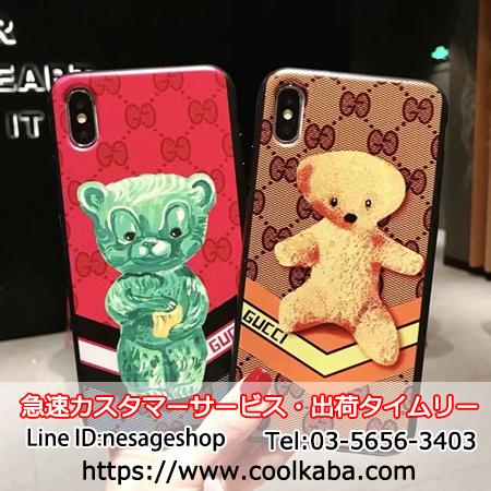 グッチ 熊 iPhoneXSMaxケース