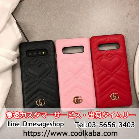 GUCCI ギャラクシーs10 ケース レザー 上品