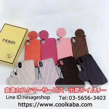 アイフォンXR ケース FENDI おしゃれ