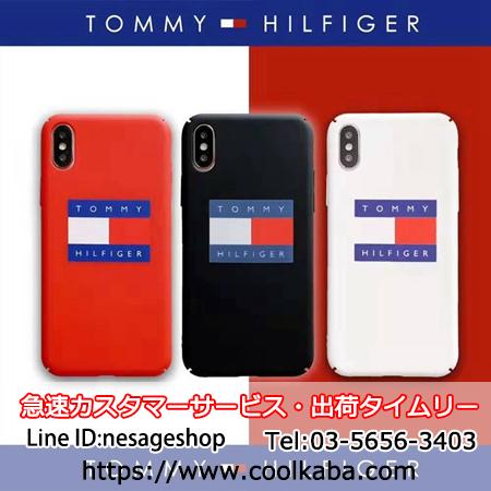 トミーヒルフィガー iPhoneXsケース 簡潔