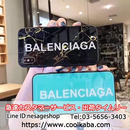 バレンシアガiphone16ケース 背面ガラス