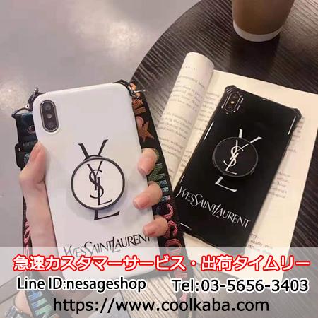 YSL iphone XS/11/11proケース 気嚢支え