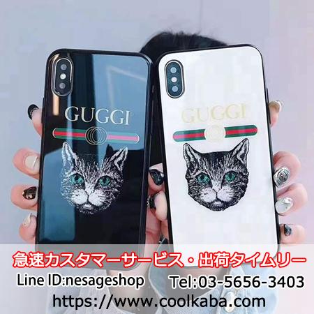 GUCCI アイホン12 12mini 12proスマホケース 猫 可愛い iphone11 PRO 
