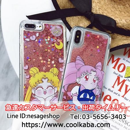 美少女戦士 Iphone11 11 Proケース 流砂 Iphonexr Xs Maxカバー セーラームーン アイフォン8 プラスケース 可愛い