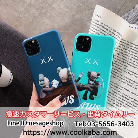 カウズ Iphone11 11proスマホケース かわいい Kaws アイフォンxr Xsmaxカバー 薄型 キャラクター