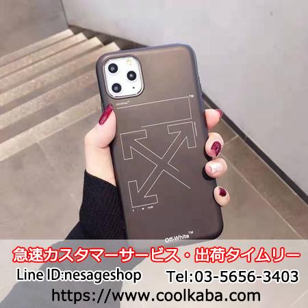 OFF WHITE アイフォン11 プロケース個性的 オフホワイト iPhone11pro maxカバー カップル用 アイホンxr xs