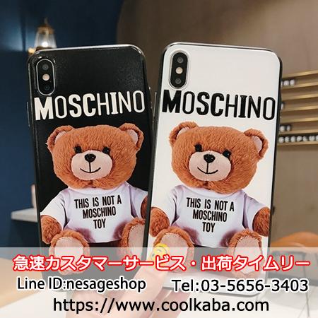 モスキーノ iPHONE11 プロマックス カバー クマ