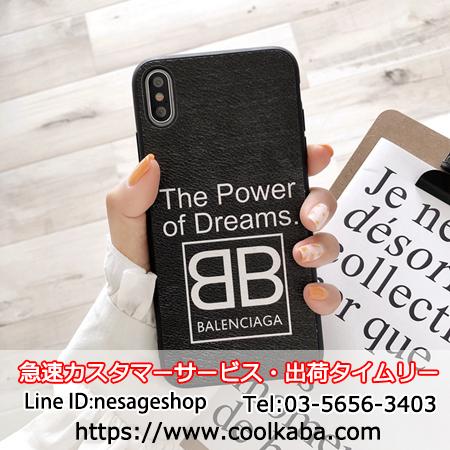 海外ブランド ＊BALENCIAGA＊ ロゴ入りiPhone12ケース iPhone・スマホケース 0:ONESIZE