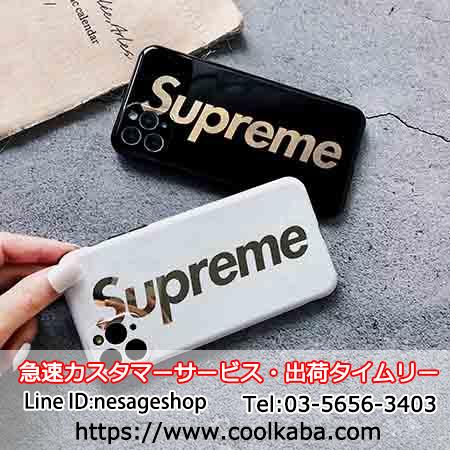 SUPREME iPhone11 Pro Max ケース メッキログ