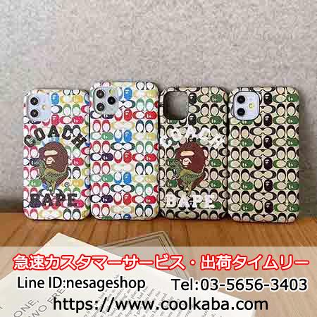 coach x Bape コラボ  アイフォンxs max スマホケース