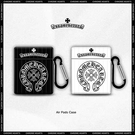  Chrome Hearts  流行れ 個性 初代第二代第三代目用 スーツケース式 AirPods proケース bluetooth Earphone case イヤホン入れ AIRPODS専用イヤホンカバー 可愛い オシャレ