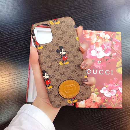 GUCCI iPhone12ケース アニメミッキー柄