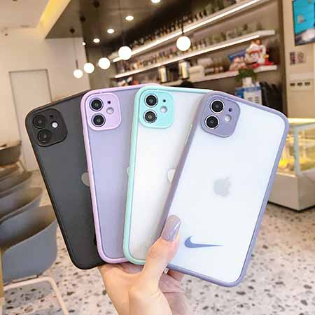 ナイキ Iphone12ケース Nike カラフル アイホン12 Max ブランド Iphone11 11pro Max Xs Xrカバー シンプル かっこいい 運動風