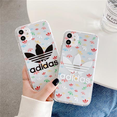 アディダス Iphone12 ケース スポーツ風 カラフル 三つ葉ロゴ 付きiphone12mini 12pro カバー Adidas アイフォン12pro Max Iphone11 ケース 花柄 薄型化 かっこいい