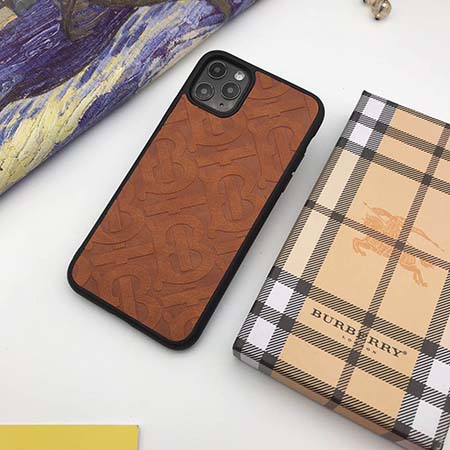 バーバリー Burberry ブランド iphone 12ケース シュリンクレザー