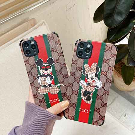 Gucci iPhone12 ケース ミッキー柄