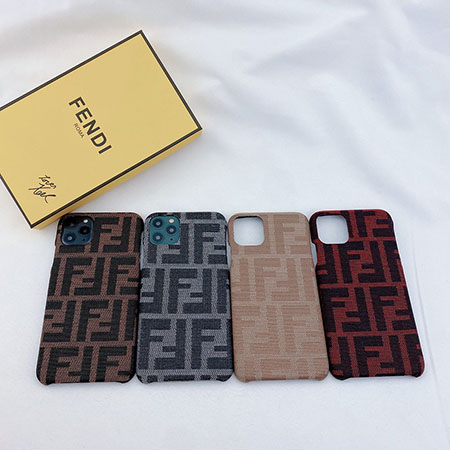 FENDI iPhone12 ケース 布製 かっこいい