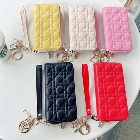 Dior 本革製品 財布 カード収納 iPhone12 ケース