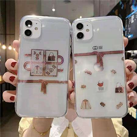 GUCCI iPhone12 ケース 薄型化 透明 