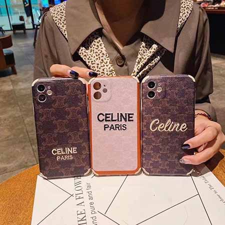 セリーヌ刺繍iPhone 12/12 pro max携帯ケース Celinei アイフォン 