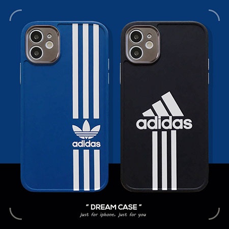 三つ葉ロゴ 付きadidas iPhone12ケース