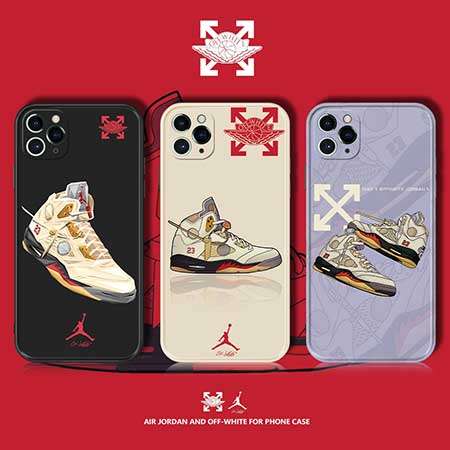 Off-white&jordan コラボ iphone12ケース シューズ柄