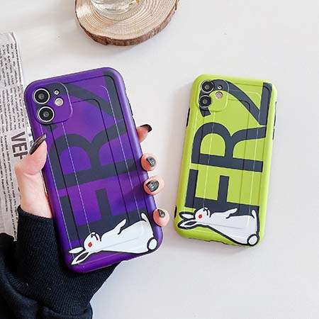 FR2 rabbit iPhone12ケース ウサギ柄 