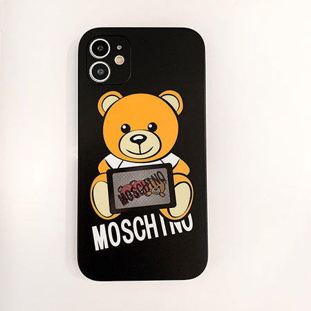 アニメ風moschino iphone12 miniケース モスキーノ かわいい iphone12 