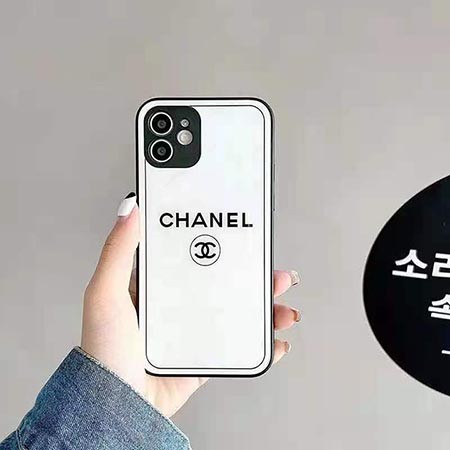 シャネル アイホン12プロマックスハードケース 黑白 Chanel アイフォン 