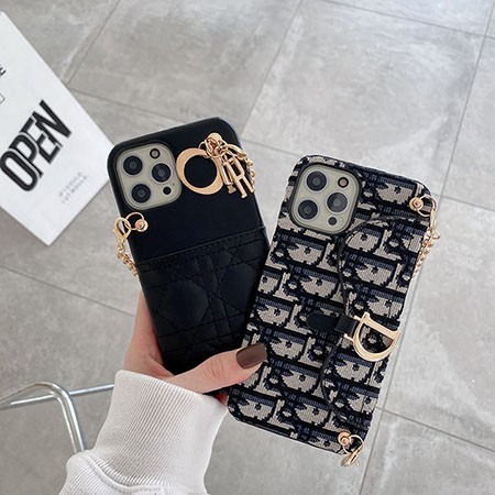 Dior ディオール iPhone13 Pro 専用 スマホ カバー ブラック-