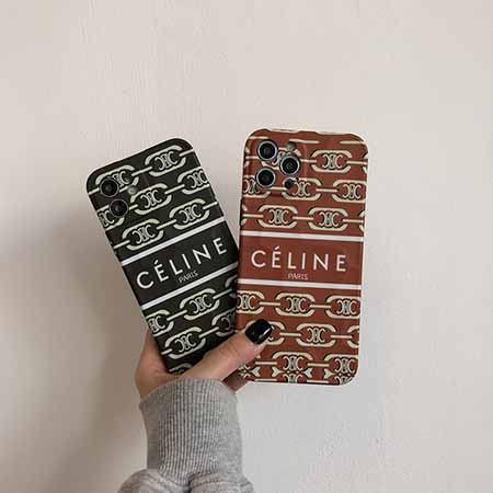 ロゴ付きceline保護ケースiPhone 13 