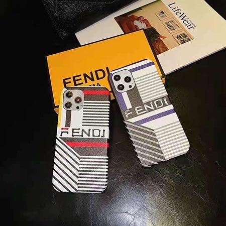 アイホン12mini スマホケース ロゴ付き Fendi