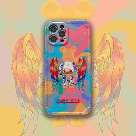 Bearbrick アニメ風アイフォーン13 13 Pro 可愛いくま 保護ケース Iphone 12promax 12 Mini迷彩デザインカバー ベアブリック アイフォン11 11pro 11promax光沢感全面保護スマホケース Iphone Xs Max送料無料 携帯ケース
