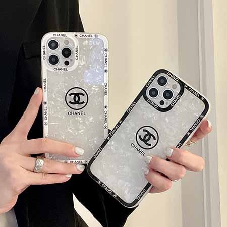 Chanelカップル風 iPhone 13 chanel 光沢感 ケース chanel アイホン