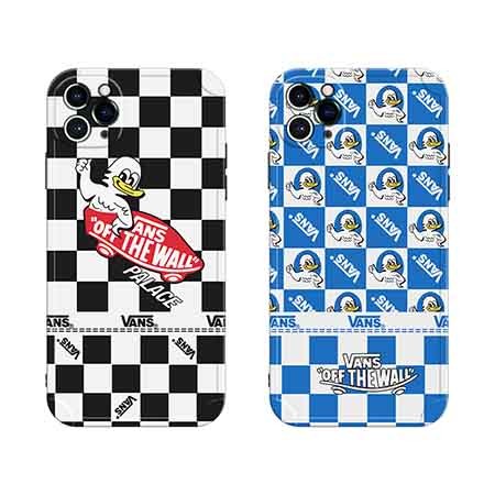 Vans アニメ風 Iphone 13pro Maxチェック柄携帯ケースアイホン12promax 12 アニメ ブランド字母プリントヴァンズ保護 ケースiphone 11promax 11pro 11 送料無料スマホケースvans アイホン Xs綺麗携帯ケース
