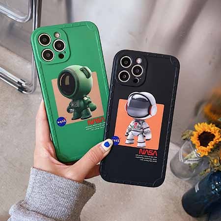 Nasa 可愛い Iphone13 Pro 13pro Max つや消しカバー アイフォン 12 12 Pro アニメ風 スマホケース Iphone11 Pro 保護ケース 流行り Iphonex Xs 携帯ケース ブランド字母プリント ナサ