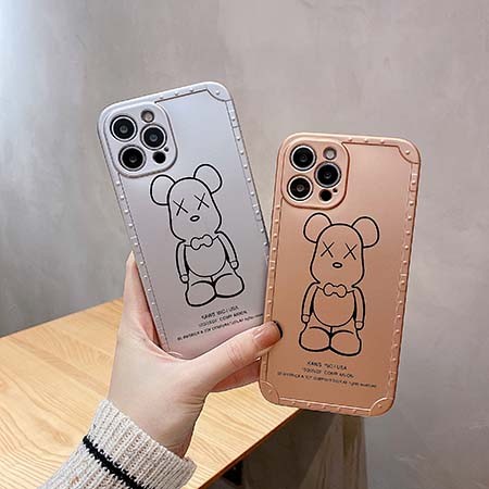 カウズ 売れ筋 アイフォン 13promax 13pro アニメ風 保護ケース Iphone 12 12promax 携帯ケース シリコンアイホン11pro Max Kaws ロゴ付き スマホケース Iphone Xr つや消しケース