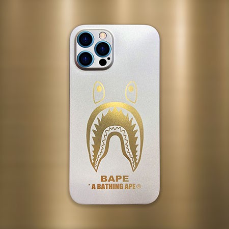 A BATHING APE アイフォン 14proスマホケース光沢感 iPhone